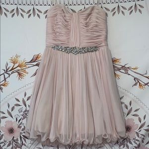 Nude Formal Dress ( Short and Strapless)